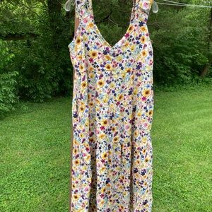 Old Navy Floral Maxi Dress Size XL